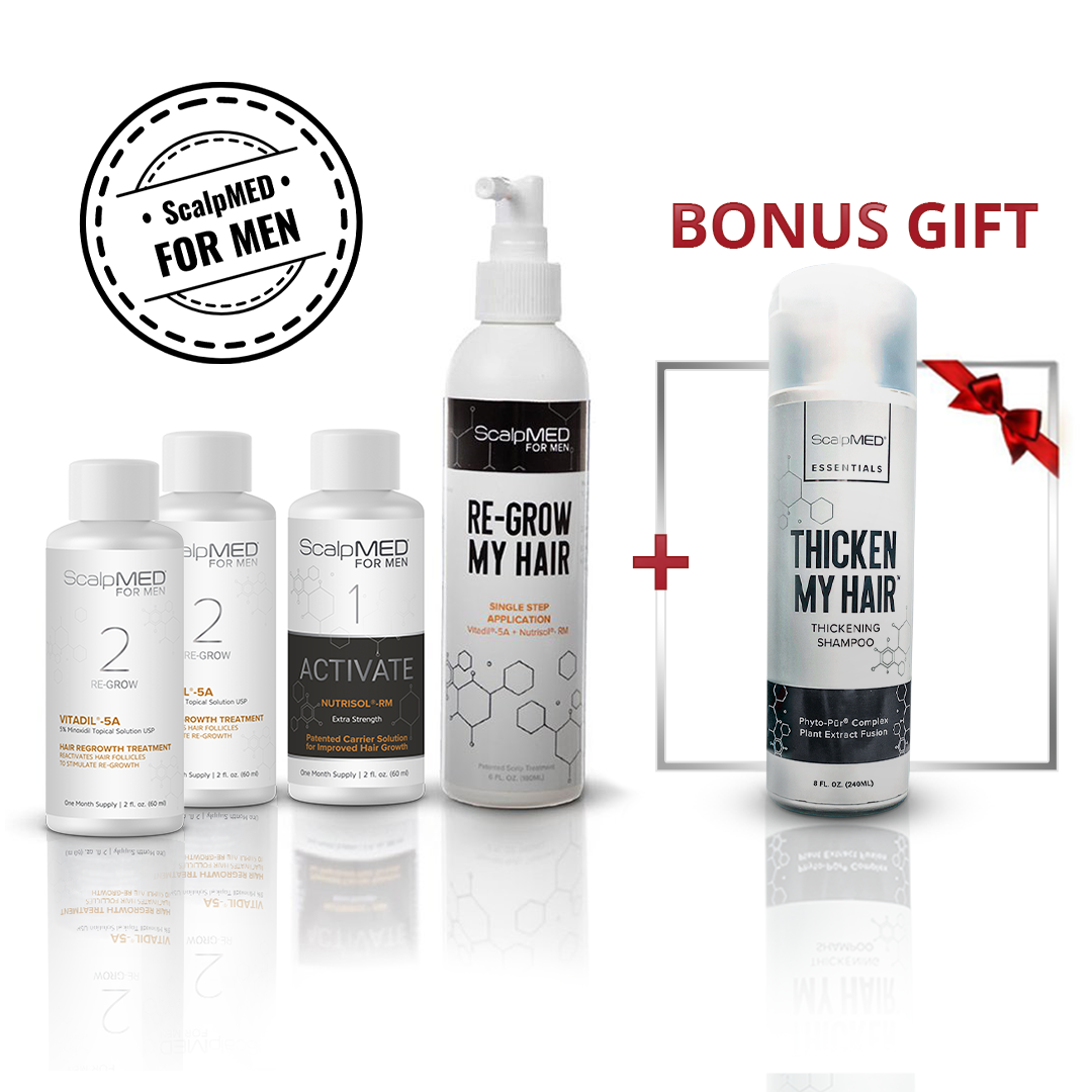 Patented Hair Regrowth System | FOR MEN | ScalpMED® Official
