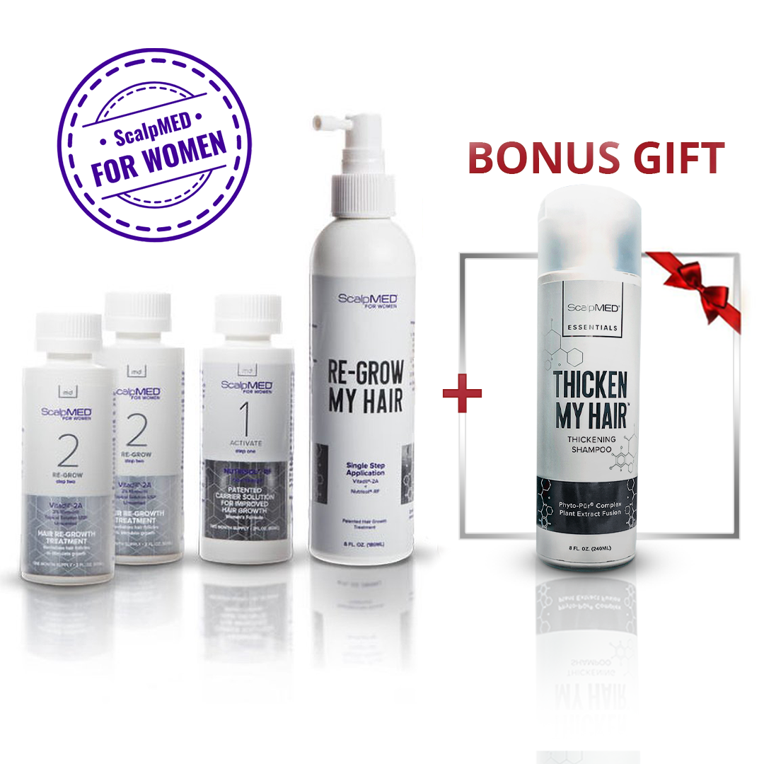 PATENTED HAIR REGROWTH SYSTEM FOR WOMEN - (SPECIAL TV OFFER) - ScalpMED®