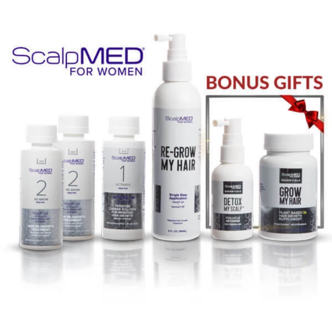 PATENTED HAIR REGROWTH SYSTEM FOR WOMEN (TMS) - ScalpMED®